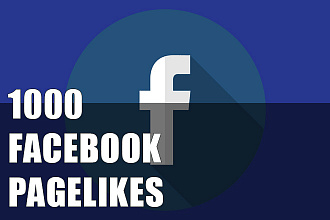 Добавлю 1000 подписчиков и лайкнувших на паблик FanPage в Facebook