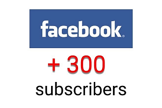 300 подписчиков в паблик на facebook