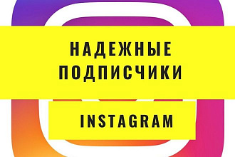 260 надежных подписчиков для аккаунта в Instagram