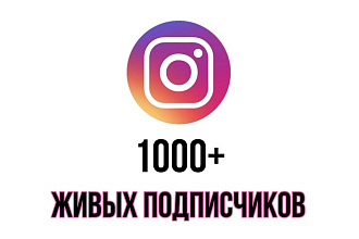 1000+ Живых ПодписчиковРаскрутим ваш Инстаграм