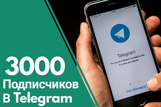 3000 подписчиков в Telegram