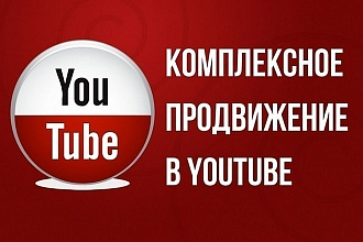YouTube Комплексное продвижение видео и канала 2000+50+10+100