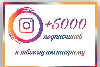 +5000 подписчиков в инстаграм