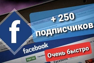 250 подписчиков на паблик FanPage в Фейсбук