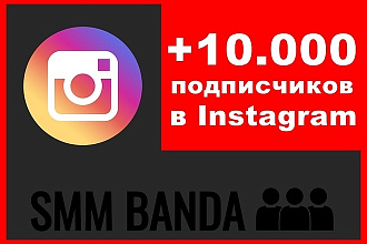 Добавлю 10.000 подписчиков в Instagram