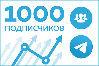 Добавлю 1000 подписчиков на Telegram канал