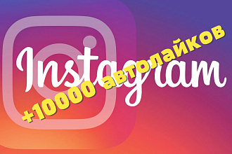 10000 автолайков на посты Instagram