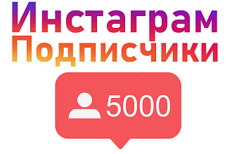 Инстаграм 5000 Подписчиков На Аккаунт