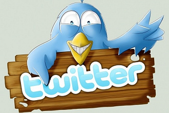 Twitter 400 Подписчиков, фолловеры качественные. Русские профили