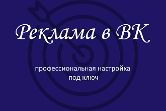 ВКонтакте. Профессиональная настройка рекламы под ключ