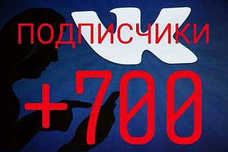 +700 подписчиков на паблик Вконтакте. Без ботов и программ