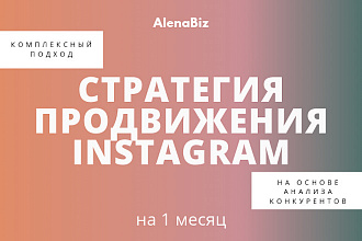 Стратегия продвижения и развития Instagram на 1 месяц
