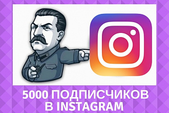 5000 подписчиков в Instagram