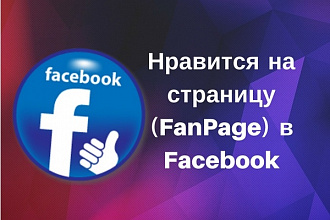 400 нравится на страницу FanPage в Facebook