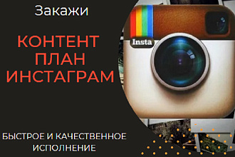 Составление контент-плана Инстаграм