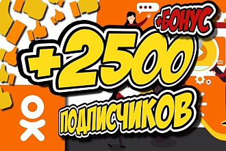 2500 участников в Одноклассниках + БОНУС 300 лайков
