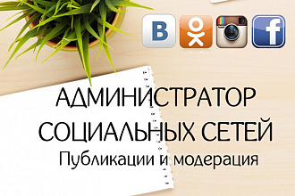 Наполнение контентом группы в Вконтакте 7 дней по 2 поста