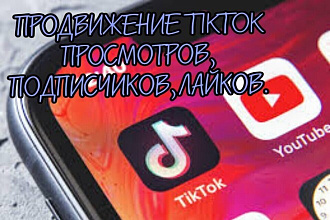 Качественная продвижение просмотров в TikTok. До 10000 просмотров