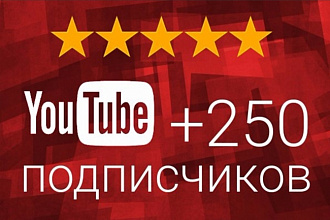 +250 подписчиков на Ваш youtube канал