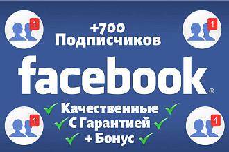 Турбо добавление +700 подписчиков Facebook