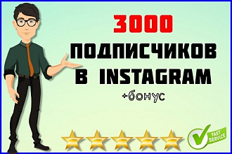 3000 подписчиков в инстаграм