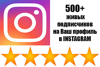 500 живых подписчиков на профиль в Instagram