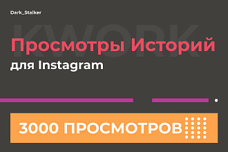 Тут можно купить Просмотры Историй Instagram 3 000 Штук