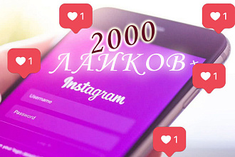 2000 лайков в Инстаграм, Instagram. Живые исполнители