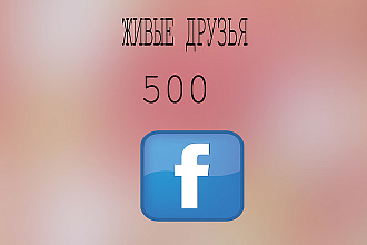 500 друзей в профиль Facebook +бонус 200 лайков