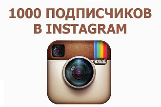 1000 подписчиков на профиль в Instagram