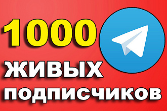 1000 ЖИВЫХ подписчиков в Телеграм КАНАЛ, группу, ЧАТ С гарантией