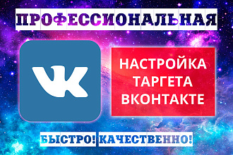 Профессиональная настройка таргетированной рекламы Вконтакте