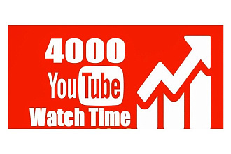 4000 часов просмотров для Youtube. Начните монетизировать ютуб канал