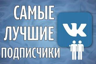 600 живых подписчиков в группу ВКонтакте, без ботов и программ