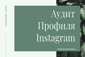 Аудит аккаунта Instagram