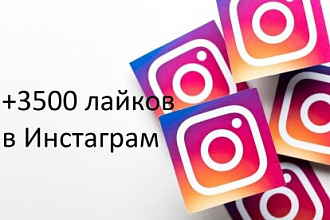 +3500 лайков в инстаграм