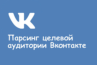 Парсинг целевой аудитории Вконтакте по заданным параметрам + бонус