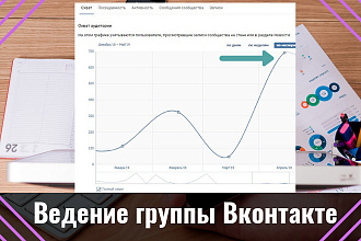 Аудит, ведение, реклама коммерческой группы для бизнеса ВКонтакте