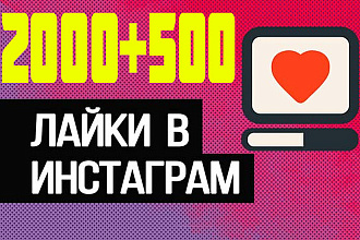 2000+500 в подарок лайков на фото в Instagram, Живие Исполнители