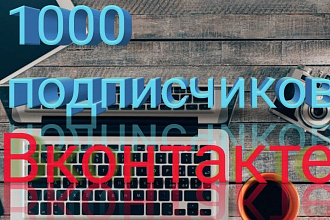 1000 подписчиков Вконтакте дёшево