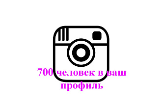 Подписчики в instagram 700+