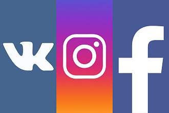 Комплексная настройка рекламы в соцсетях Вконтакте Facebook Instagram