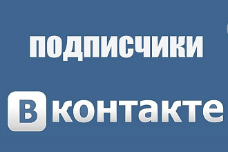 2000 качественных подписчиков -Продвижение групп Вконтакте