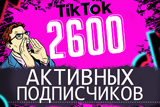 2600 активных пользователей ТикТок