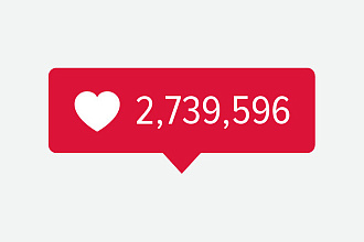 500 лайков от реальных людей в Instagram