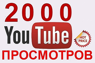 2000 Живых просмотров в Youtube