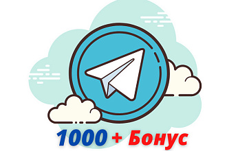 Добавлю 1000 качественных подписчиков Telegram, без ботов