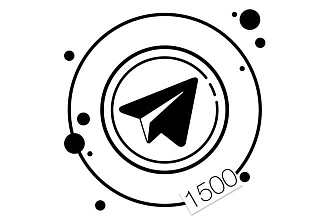 1500 подписчиков Telegram с гарантией Качества