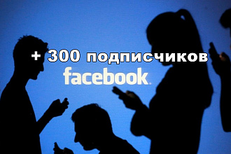 300 подписчиков в паблике Facebook