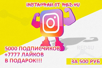 5000 подписчиков на страницу в instagram